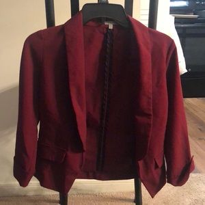 Maroon blazer